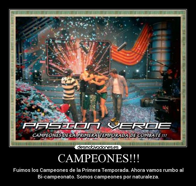 carteles campeones desmotivaciones