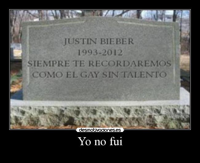 Yo no fui - 