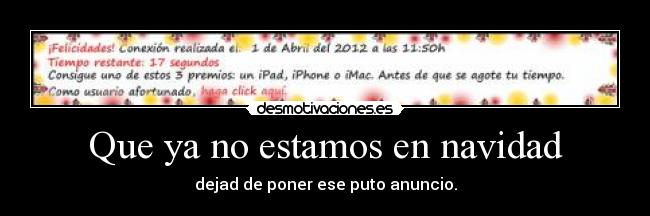 carteles navidad hasta polla musiquita esa villancico mierda desmotivaciones