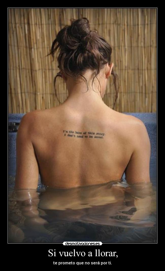 Si vuelvo a llorar, - 