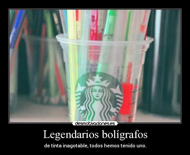 Legendarios bolígrafos -