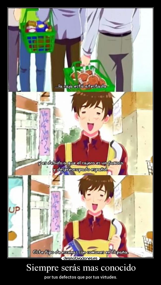 carteles espana hetalia supermercado cualidades defectos harukaze anime desmotivaciones