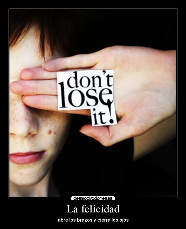 La felicidad -