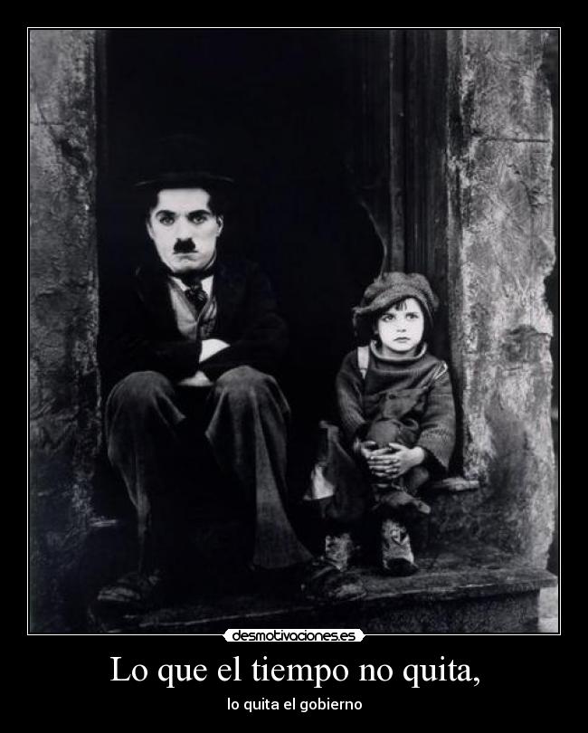 carteles hbk charles chaplin hablando desigualdad cartel dos desmotivaciones