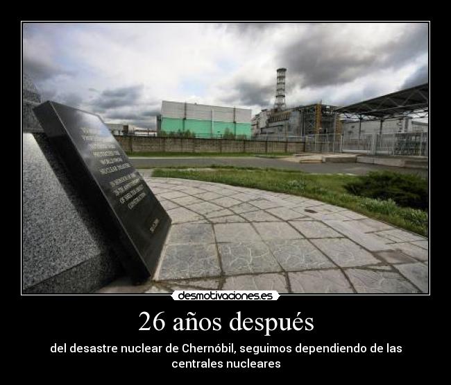 carteles anaa197 con desastres como ese desistimos energia nuclear buscamos alternativas desmotivaciones