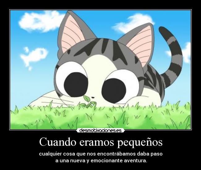 Cuando eramos pequeños -