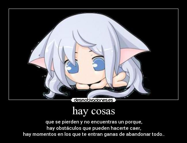 hay cosas - 