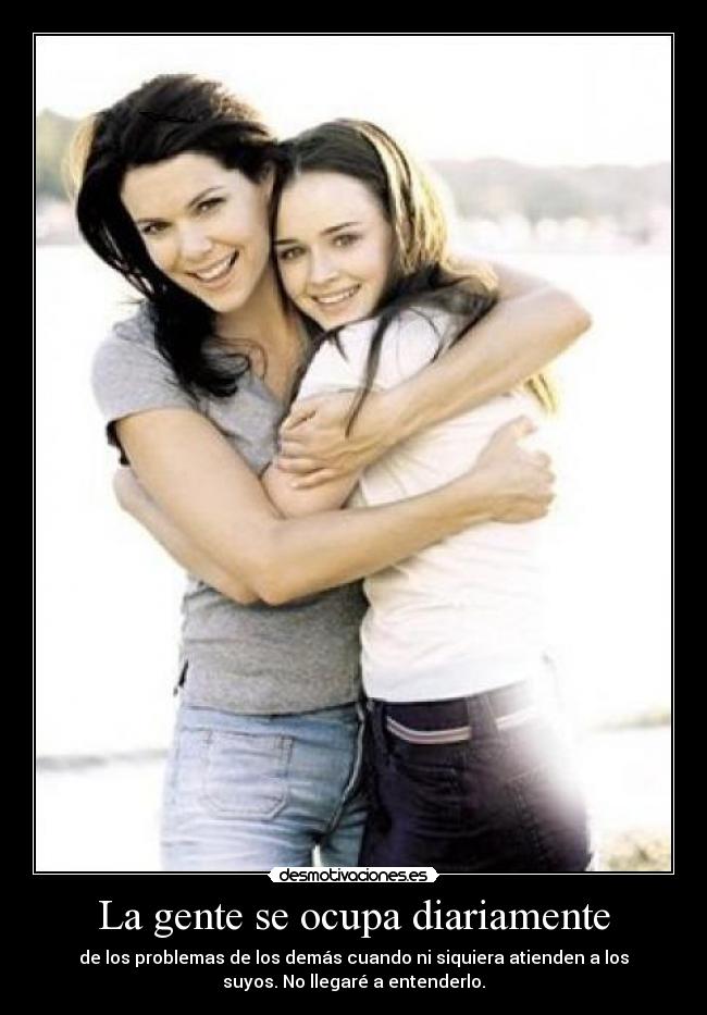 La gente se ocupa diariamente -