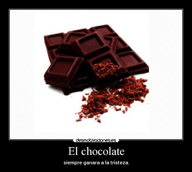 El chocolate -