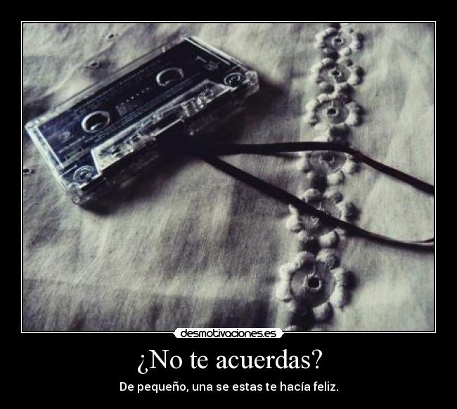 ¿No te acuerdas? - 