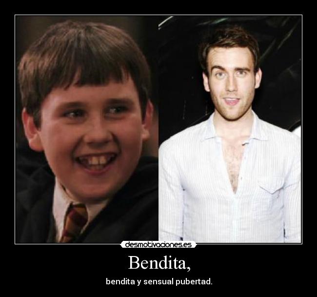 carteles matthew lewis sensual pubertad chico harry potter desmotivaciones