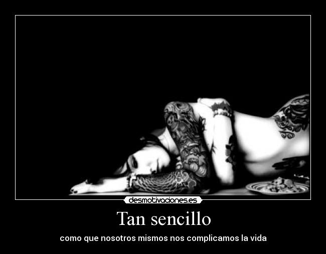 Tan sencillo - 
