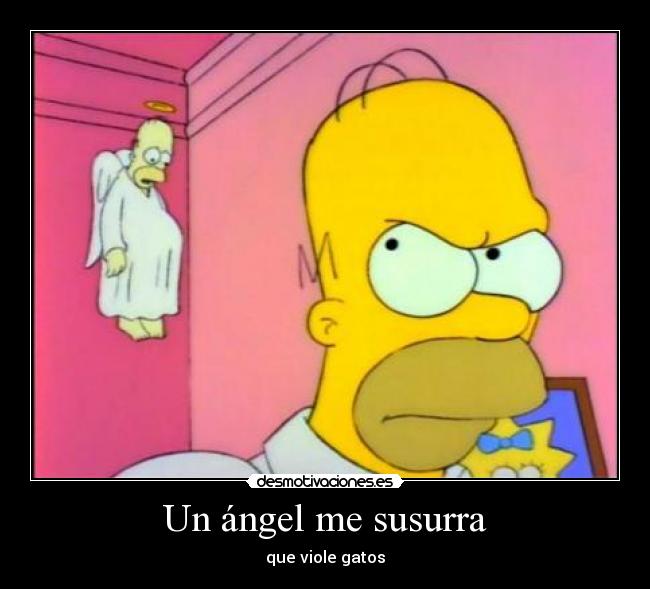 Un ángel me susurra - que viole gatos