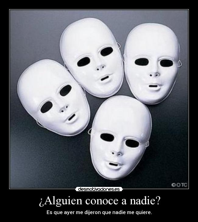 ¿Alguien conoce a nadie? -