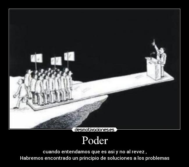 carteles poder desmotivaciones