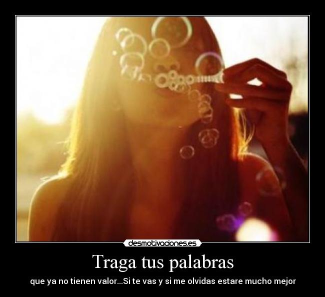 Traga tus palabras -