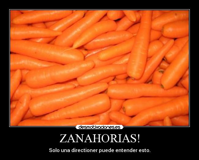 ZANAHORIAS! - Solo una directioner puede entender esto.