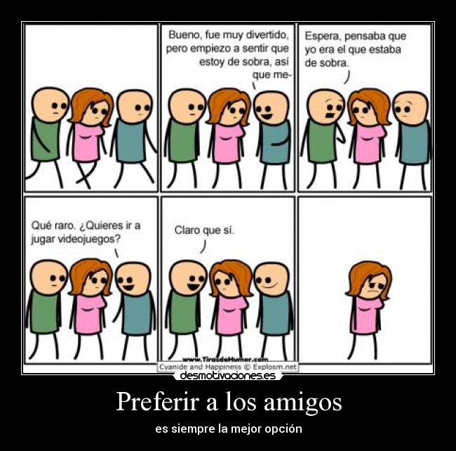 Preferir a los amigos -