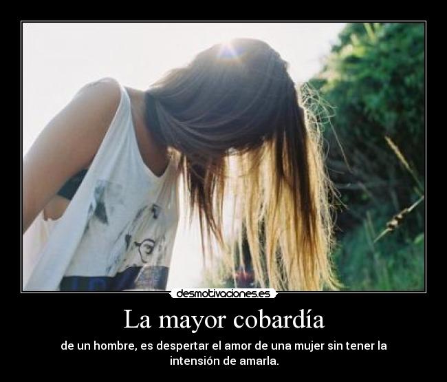 La mayor cobardía - 