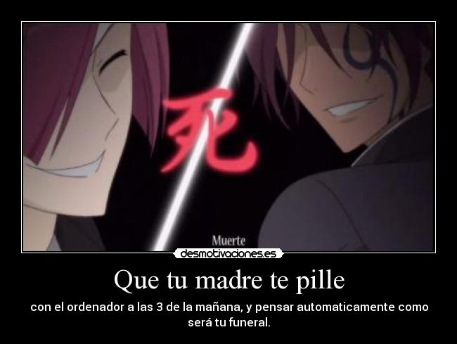 carteles madre inu boku harukaze desmotivaciones