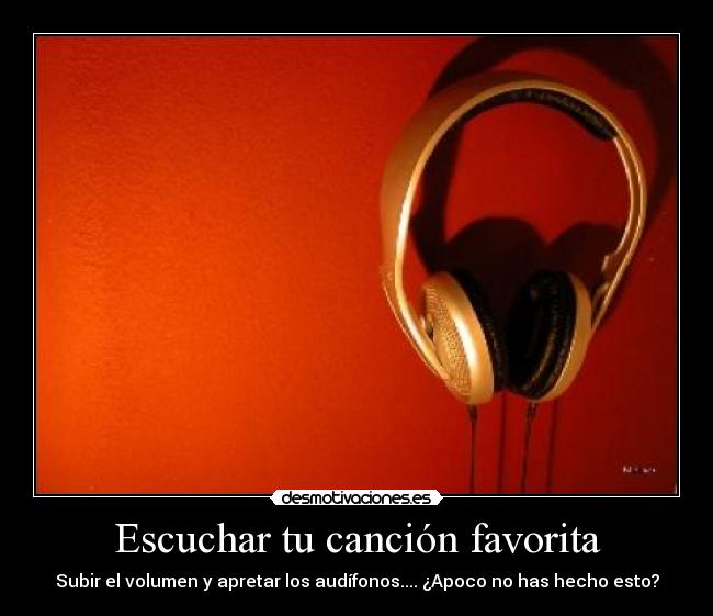 Escuchar tu canción favorita -