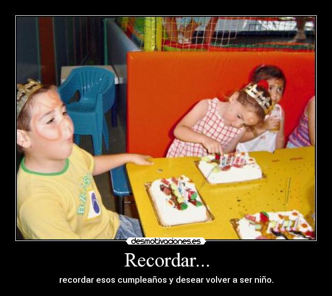 Recordar... -