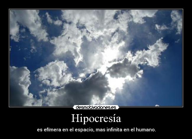 Hipocresía -