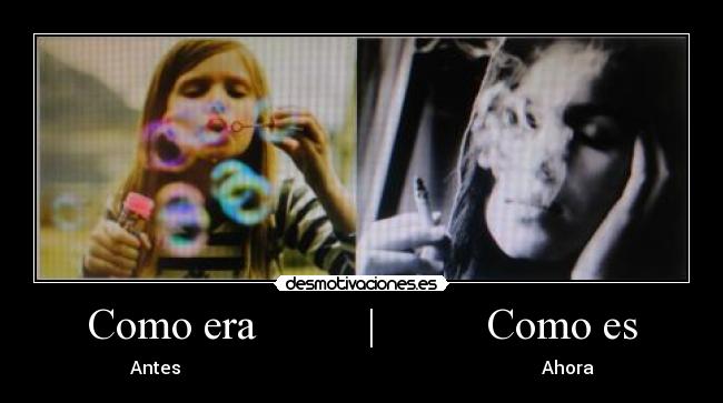 Como era | Como es -
