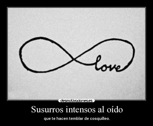 Susurros intensos al oído -