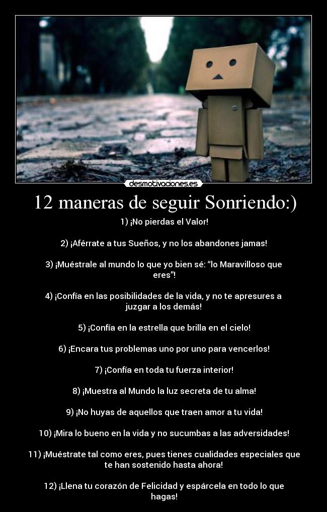 12 maneras de seguir Sonriendo:) - 