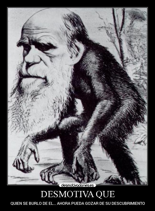 carteles charles darwin desmotivaciones