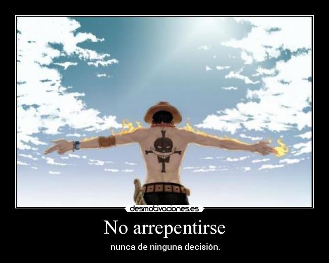 No arrepentirse - 