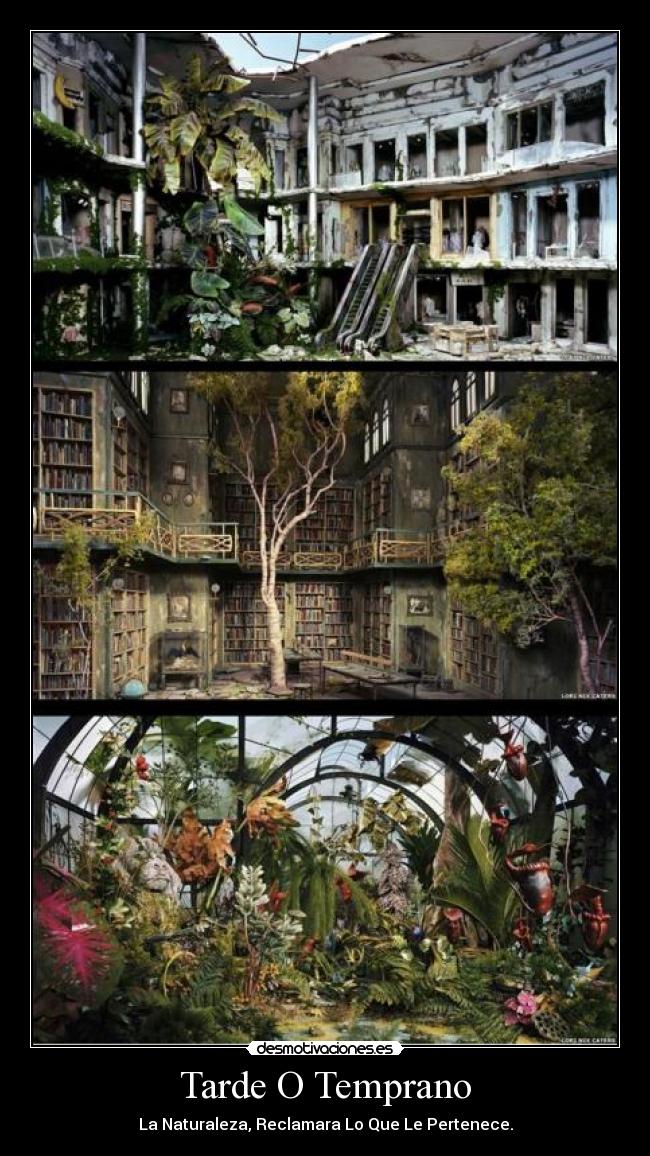 Tarde O Temprano - La Naturaleza, Reclamara Lo Que Le Pertenece.