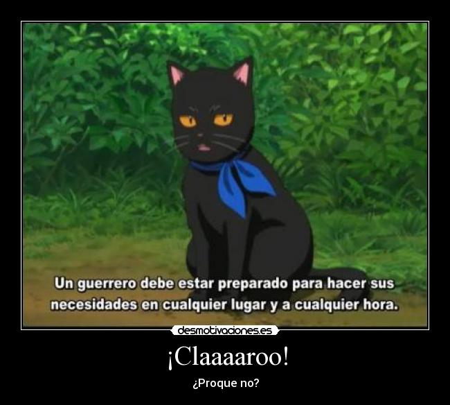 ¡Claaaaroo! - ¿Proque no?