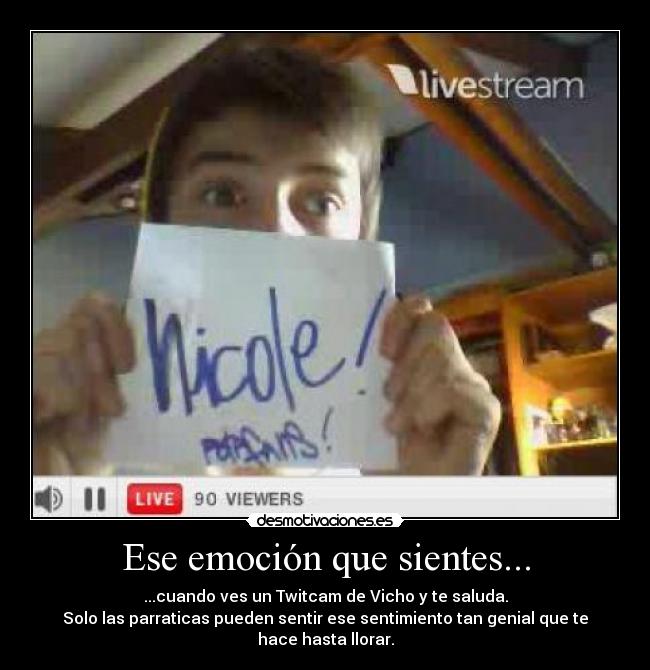 Ese emoción que sientes... - 