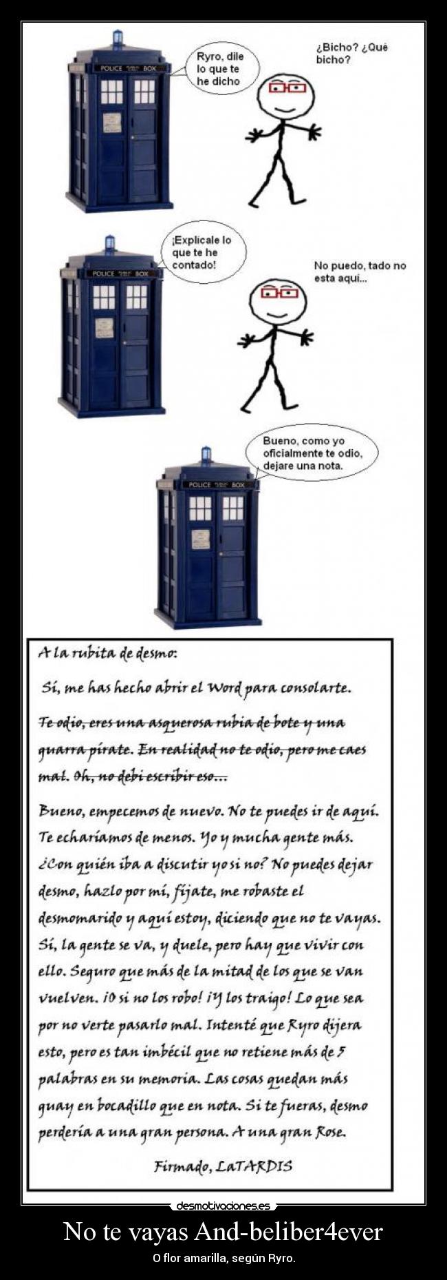 No te vayas And-beliber4ever -