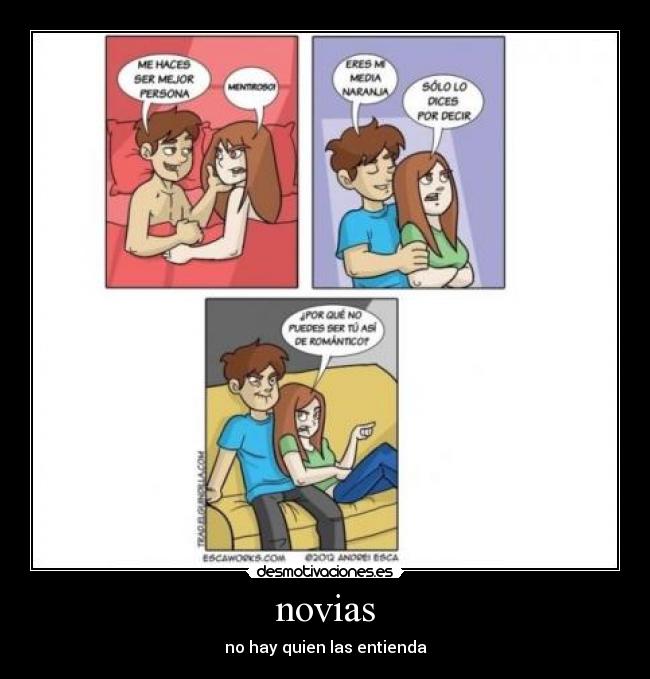 novias - no hay quien las entienda