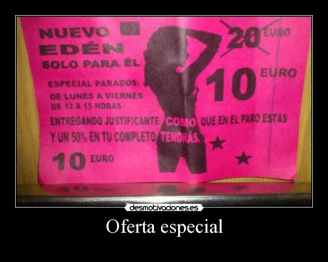 Oferta especial -
