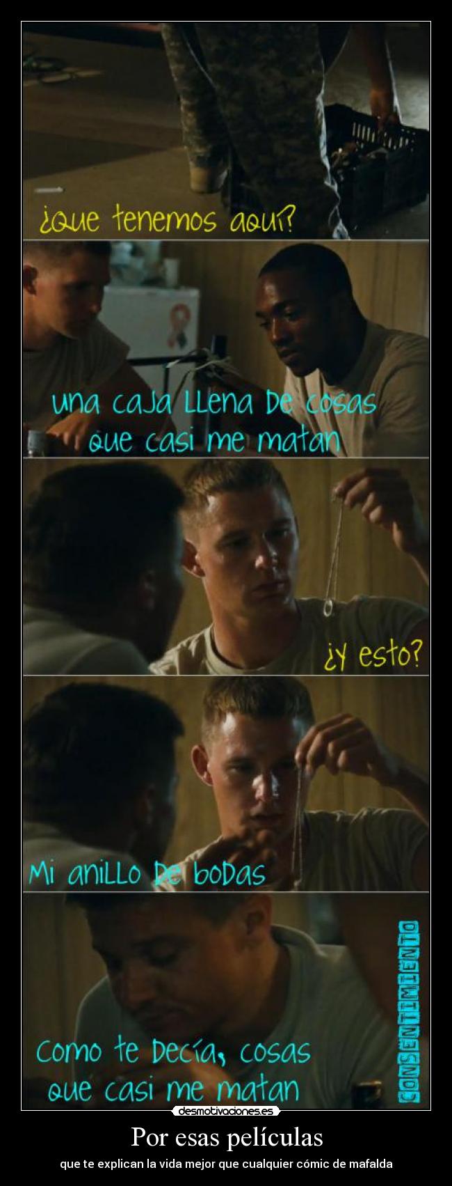 Por esas películas - que te explican la vida mejor que cualquier cómic de mafalda