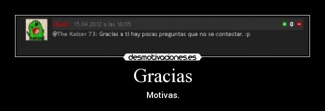 Gracias -