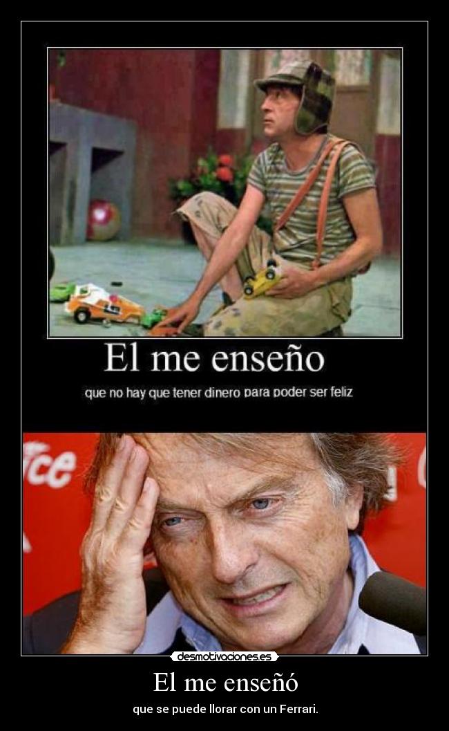 carteles lucas montezemolo ferrari llorar fail desmotivaciones