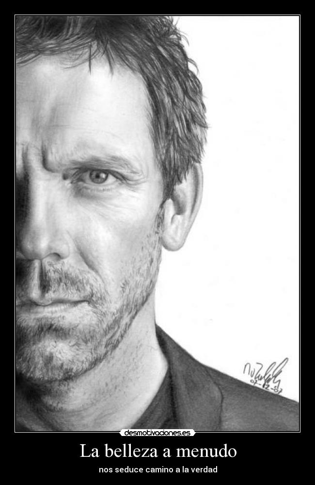 La belleza a menudo - nos seduce camino a la verdad