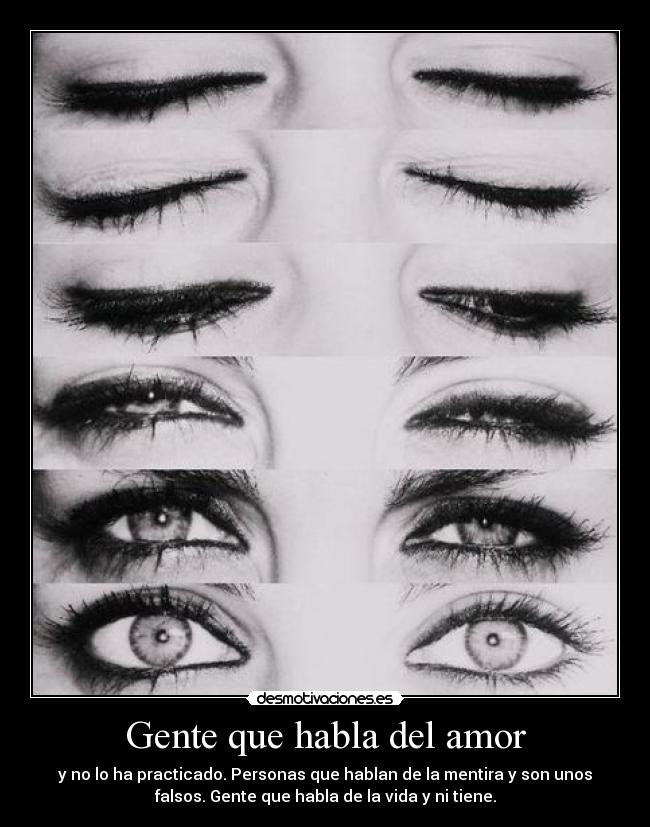 Gente que habla del amor - 