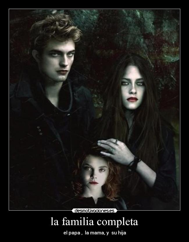 la familia completa - el papa , la mama, y su hija