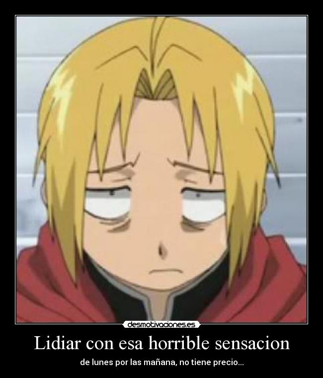 Lidiar con esa horrible sensacion -