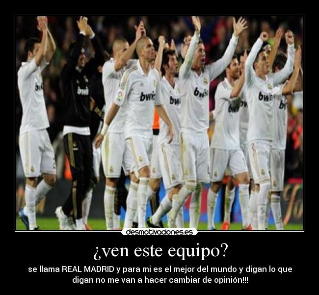 ¿ven este equipo? -