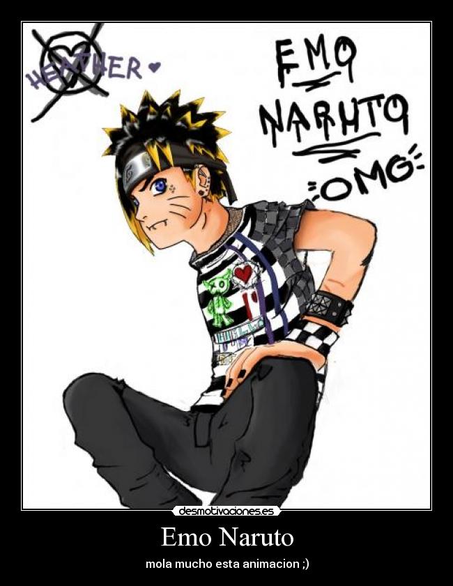 Emo Naruto - mola mucho esta animacion ;)