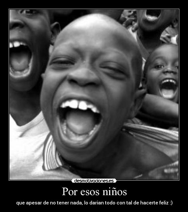 Por esos niños -