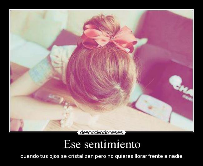 Ese sentimiento -