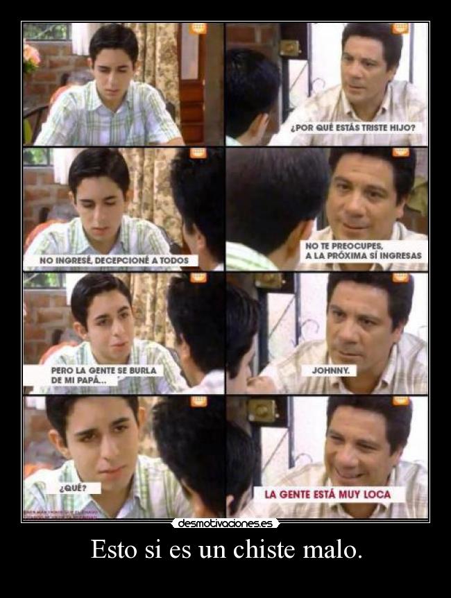 Esto si es un chiste malo. - 